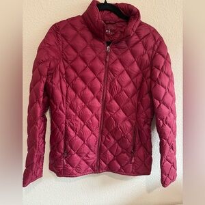 32 Degrees Women's Puffer Jacket - Deep Red/ Burgundy